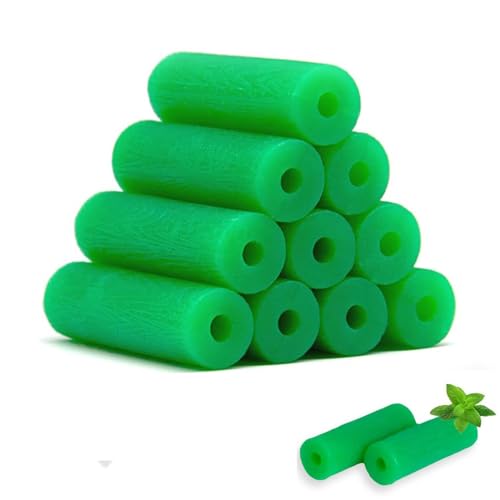 Aligner Chewies for Aligners 10 Pcs Green Mint Scented Dental Chewies Teeth Straightening Kit for Orthodontic Aligners Resuable Tray Seaters