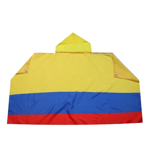 AZ FLAG Drapeau Colombie 150x90 cm - Cape Drapeau Colombien 100% Polyester Avec Manches Intégrées - Body Flag 80g