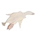 Baby Goose Animal Safety Blanket Cute Lovely Design Breathable Cotton Material Promotes Fine Motor Development Soft Texture for Babies (Ivory White)