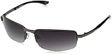 Accesorio de moda funcional. Union Bay Men\'s U930 MGUN Rectangular Sunglasses, Matte Gunmetal, 65 mm