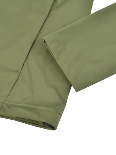 Chaqueta rompeviento liviana para hombre con capucha y cierre miniatura 5
