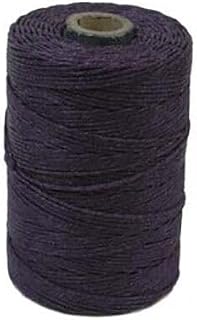 Irish Waxed Linen Thread Plum Purple 43685 (50gr, 100y) 4Ply Cord Crawford