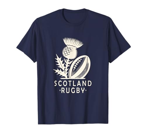 Scotland Rugby Jersey Vintage Scottish Rugby Shamrock T-Shirt