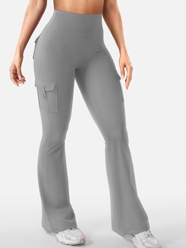 Image of YEOREO CoreFlex Women Workout Flare Leggings