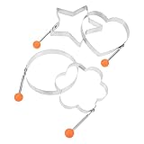 MAGICLULU Stilvolle Formen – 4er-pack Formen Für Verschiedene Formen Sicher Und Ideal Für Die Gourmetküche