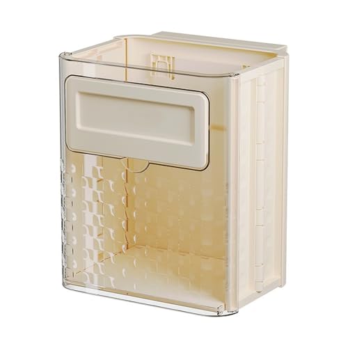 Poubelle de cuisine murale transparente peu encombrante suspendue 9 L