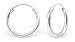 Produktbild Schmuck Ohrschmuck Ohrringe Silber 925 Creolen für Damen 18 x 2,0 mm mit Steckverschluss Stecker Schmuckbox