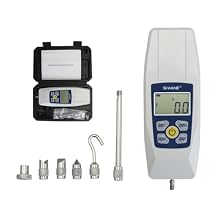 SHAHE Digital Force Gauge 10N/1kg/2.2Lb/36Oz,Push Pull Gauge Portable Force Meter Dynamometer for Quality Control & Material Testing KF-10,Battery Included