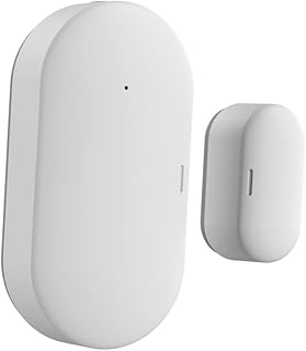 DOITOOL 1 Pair Door and Window Sensor Window Alarm Sensors Childproof Door Window Alarms Child Proof Gate WiFi Door Sensor Window Sensors Door Window Sensor Cell Phone Abs White