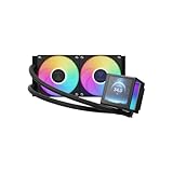 Water Cooler Gamdias Chione P5-240 Preto RGB com Tela IPS LCD 3.4” 240mm