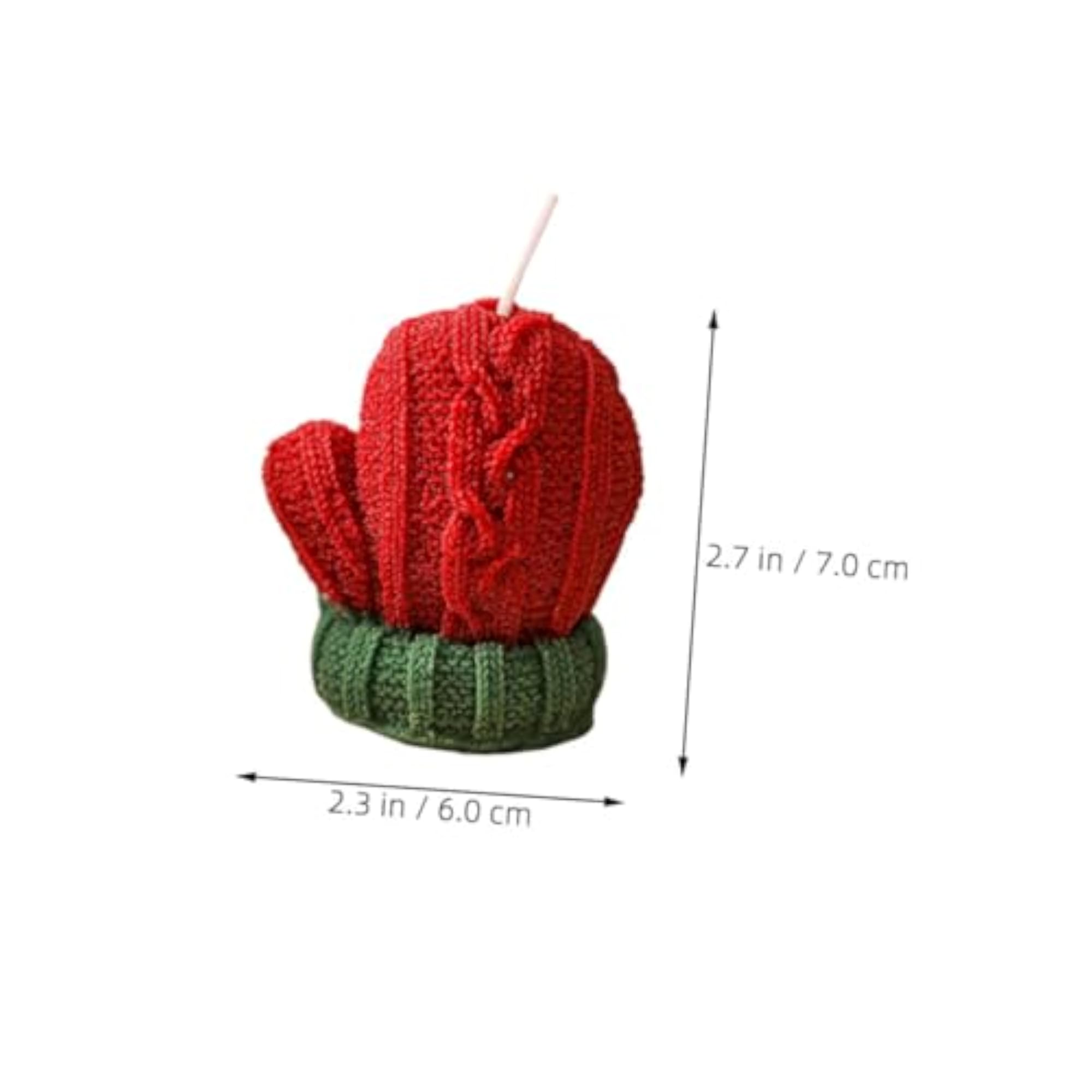 2pcs Glove Shaped Scented Candle Cozy Desk Decor