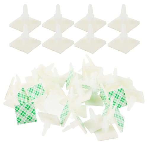 PartyKindom Sticky Reverse Mount PCB Standoff Spacer, White Insulated Circuit Board Support Column for Home and Industrial Use, Fixed Adhesive Mount Practical Standoffs for Stable Isolation