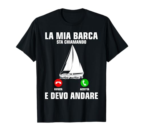 Capitani di navi Nautica barca vela Capitano barca a vela Maglietta
