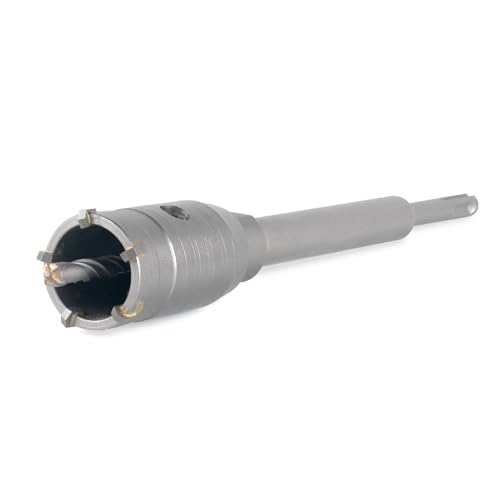 Image of BINOTA 40 mm (1-9 /16 inch) Concrete Hole Saw with SDS-Plus Shank | Tungsten carbide drill bit; SDS-Plus shank (220 mm); Cross-type center drill; Dry drilling for concrete /brick /stone /masonry