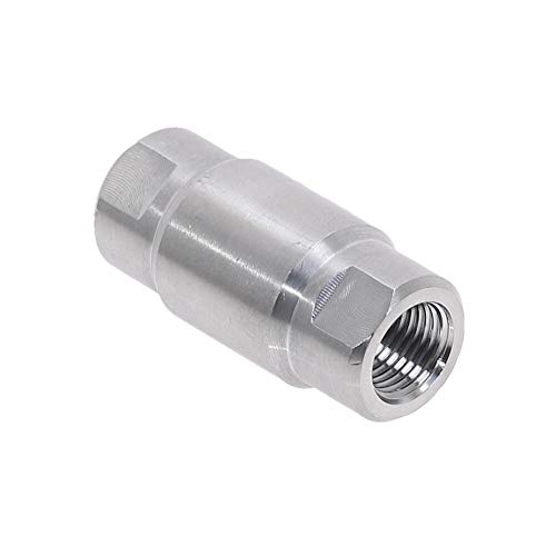 Vanne unidirectionnelle eau gaz clapet anti-retour haute pression inox DN6 - 5