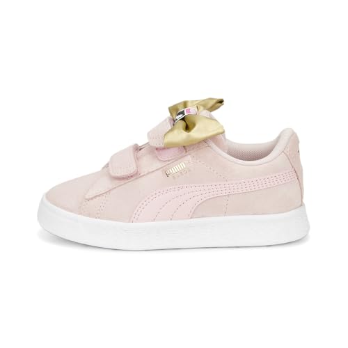 PUMA Toddler Girls Suede Classic Light Flex Bow V Slip On Sneakers Shoes Casual - Pink3
