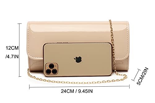 Image of Women Patent Leather Wallets Fashion Clutch Purses Evening Bag Many colors Handbag