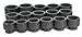 Grey Pneumatic GY9116 1 in. Drive 16 Piece Fractionalset 2.063 to 3 in. -12 Point