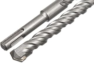 UK Drills - SDS Plus Hammer Drill Bit - Tungsten Carbide Tip, Fully Hardened Tool - To Be Used in Granite, Concrete & Masonry - Metal Set 7 Pieces