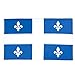 Produktbild AZ FLAG - Flagge Quebec - 150x90 cm - Quebec Fahne 100% Polyester mit Messing-Ösen - 110g