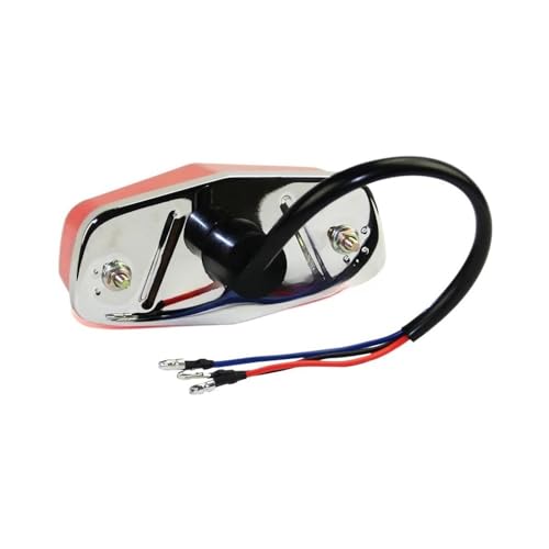 Feu arrière rouge de moto 12V idéal pour vos balades nocturnes en Scrambler