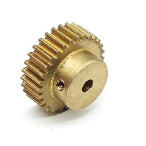 Pignon à dents droites 0.7M GTPBAO engrenage droit en laiton 74T vis M4 12mm