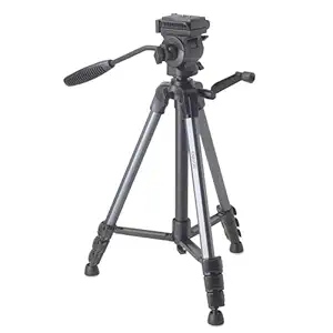 Carson The Rock Series 3-Way Fluid Panhead Aluminum Lightweight Tripods or Monopod with Carrying Case for Camera, Binoculars, Monocular, Scopes and More