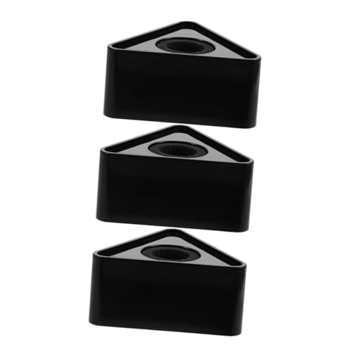 BCOATH 3個 マイク ロゴ マイク インタビュー ゴー アクセサリー ホルダー マイク スタンド 三角形 マイク スタンド マイク アーム カラフル フェイク マイク ブーム アーム マイ