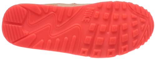 Nike Nike Women's Air Max 90, Bright Crimson/Pure Platinum, 10.5