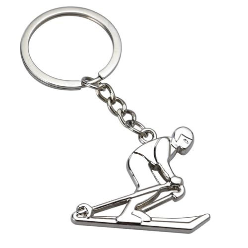 Porte-clés de voiture skieur le cadeau idéal pour athlète