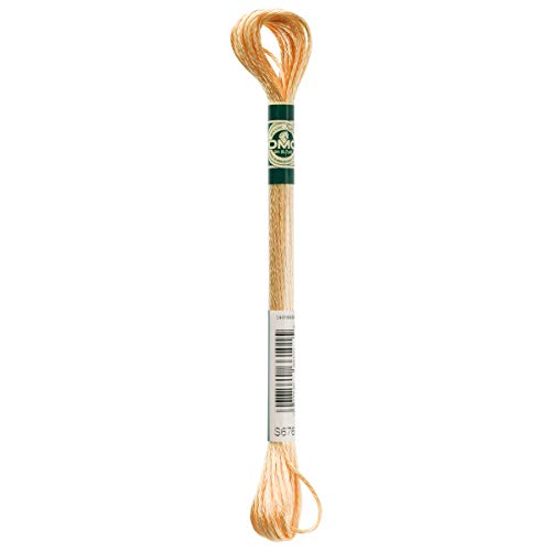 Image of DMC 1008F-S676 Shiny Radiant Satin Floss, Golden Brown, 8.7-Yard