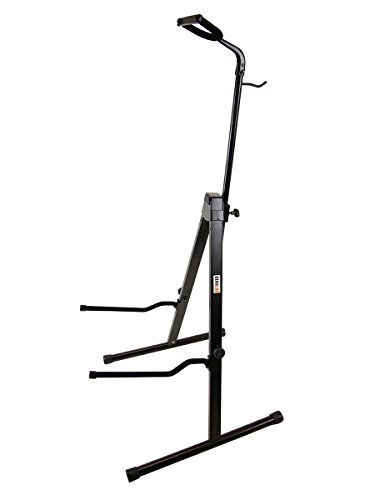 Gearlux Adjustable Cello Stand with Hook for Bow, 46-Inch Maximum Height, Collapsible for Easy...