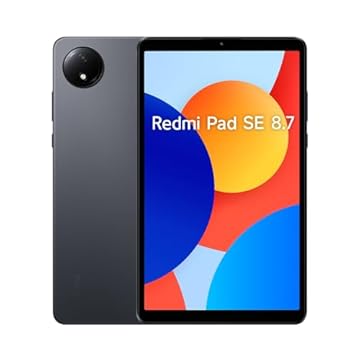 Xiaomi Redmi Pad SE 8.7 4 + 128 GB cinza grafite com suporte de anel, processador MediaTek Helio G85, armazenamento expansível de até 2 TB, tela de cuidados com os olhos de 8,7 polegadas, taxa de