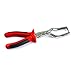 Fuel Line Plier Hose pipe clamps Disassembly Tool - Ideal for Fuel Filter Replacement and Engine Maintenance - PVC Handle for Comfortable Grip - Hardened Jaws - Red