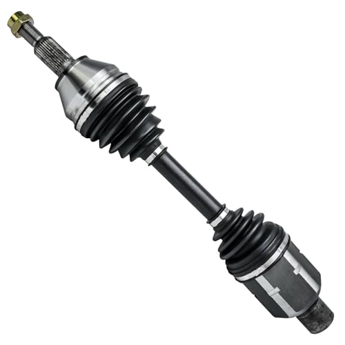 Image of Detroit Axle - 4WD Front CV Axle Shafts for 2002 2003 2004 2005 Dodge Ram 1500, 2pc CV Axle Shafts Driver and Passenger Side Replacement