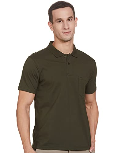Image of Monte Carlo Mens S.Blue Plain Collar T-Shirt |22203401-167