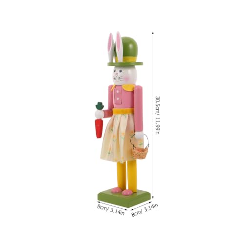 Cascanueces de conejo de Pascua de madera ideal como regalo de primavera 3