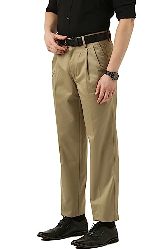 Image of Peter England Men's Mid Rise Regular Fit Jeans Solid Pattern Jeans