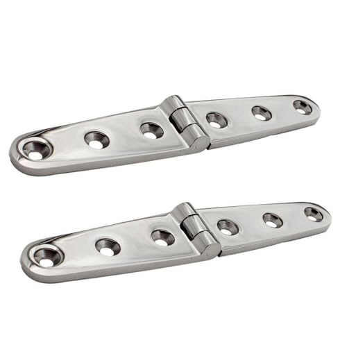 Charnière à sangle inox 316 poli miroir haute résistance pour bateau