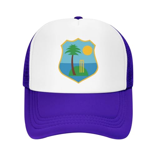 West Indies Cricket Board Flag Trucker Hat Snapback Mesh Baseball Cap Unisex2