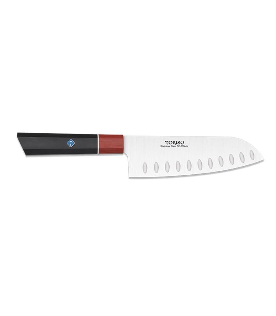 Coltello da cucina Giapponese professionale tokisu SANTOKU 30cm Lama 17cm per cucinare da chef
