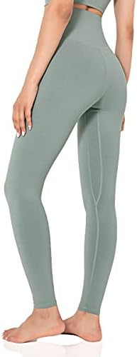 Yoga Pants for Women High Waisted Leggings Workout Gym Soft Stretchy (Gray Green, X-Small)