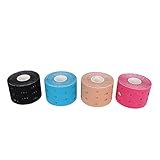 4-teiliges Kinesiologie-Tape, athletisches Körpertape für sportliche Fitness, elastisches...