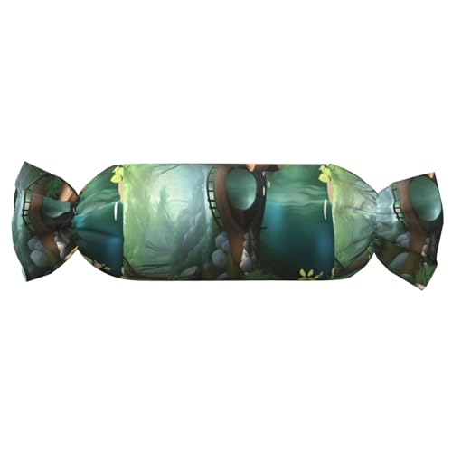 Almohada espuma viscoelástica 62 cm x 25 cm negra