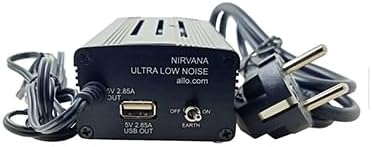 Nirvana Ultra Low Noise SMPS 5V 2.85A Power Supply for DAC, Audio Streamers & Hi-Fi Audio Devices | High Performance Low Noise Switching Power Adapter with USB Output (USA Plug)