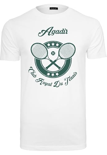 Mister Tee Mt2787-Agadir Club Royal tee Camiseta, Blanco, XL Hombres