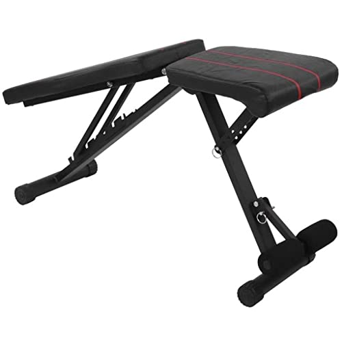 QWVDS Verstelbare Full Body Workout Bank Opvouwbare Bank Multifunctionele Utility Halterbank - Image 5