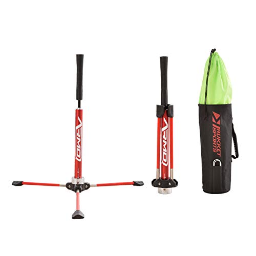 Rukket Baseball/Softball Batting Tee Pro | Portable & Heavy Duty Practice Tees