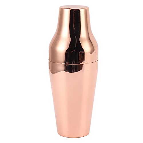 Coctelera de martini de acero inoxidable Srliya color oro rosa para jardín 6