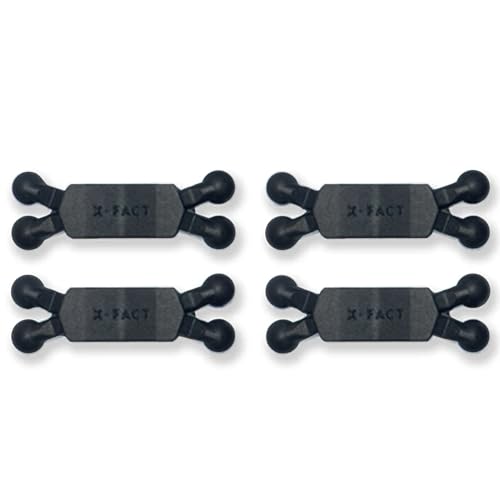 X Factor Bow String Silencers, 4 Pack, A-Tech Rubber, Black